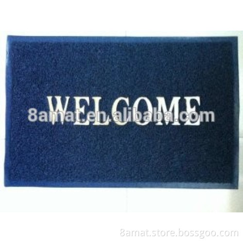 plastic welcome floor mat